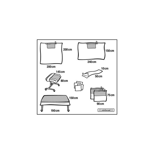 Foliodrape Protect - Set chirurgical universal III ranforsat