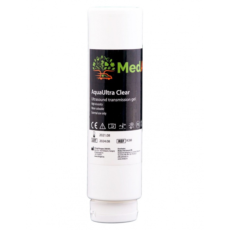 Gel ecografie, EKG incolor - 260 ml