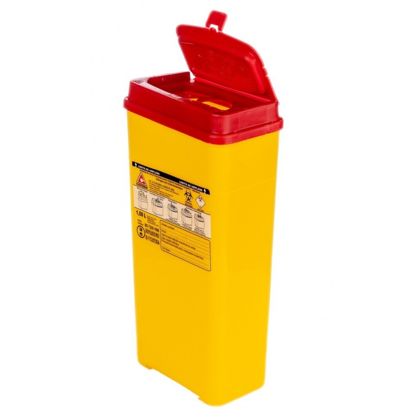 Recipient plastic pentru deseuri intepatoare taietoare - 1.5 litri 2