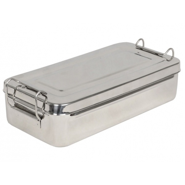 Cutie pentru instrumentar medical cu manere - 32 cm