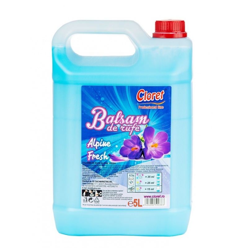 Balsam rufe Alpine Fresh Profesional Line - 5 litri