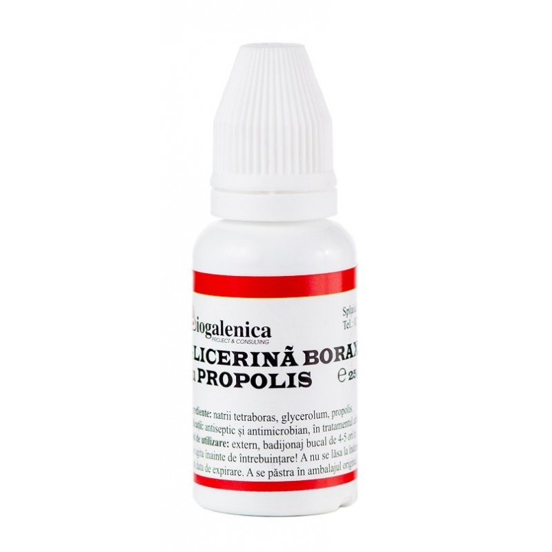 Glicerina boraxata cu propolis - 25 g