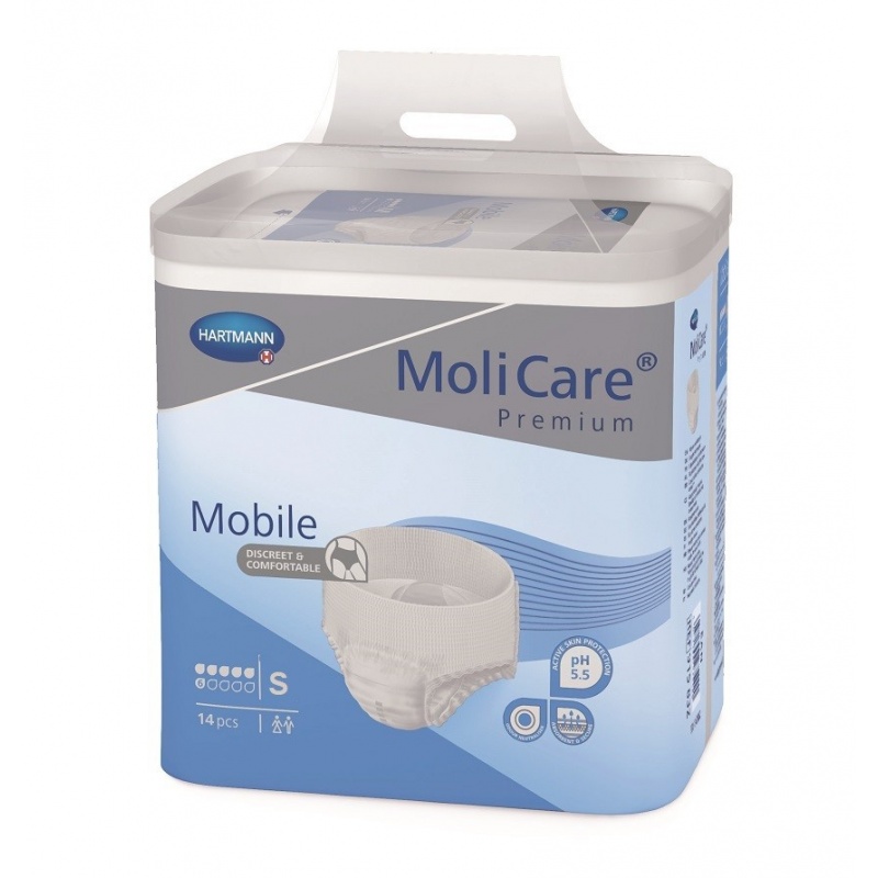MOLICARE Premium Mobile S - Chilot incontinenta - 14 buc