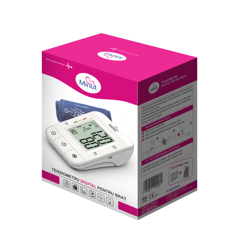 Tensiometru electronic pentru brat - BP163A