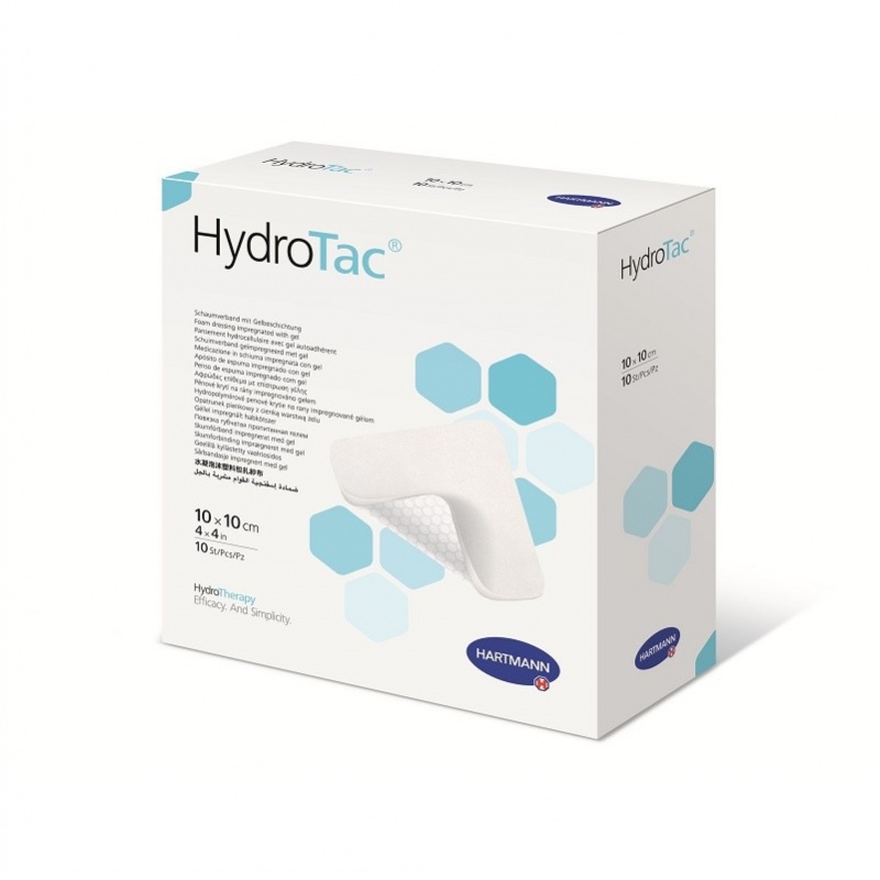 HydroTac Pansament cu hidrogel 10 x 10 cm - 10 buc