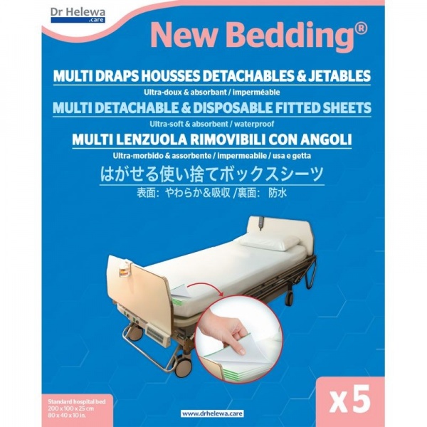 Cearceaf 3 straturi detasabile impermeabil 200 x 100