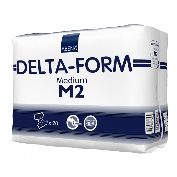 Delta Form M2 2200 ml - Scutece incontinenta adulti - 20 buc