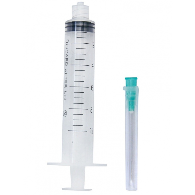 Seringi 10 ml cu filet si ac 21G - PRIMA - 100 buc 2