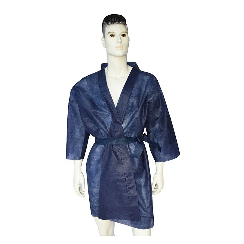Kimono cosmetic, SPA, unica folosinta - Albastru 2
