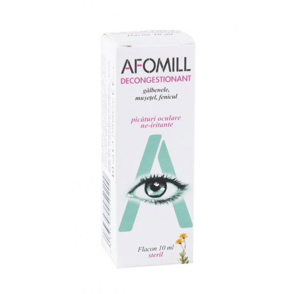 Afomill Decongestionant - picaturi pentru ochi - 10 ml