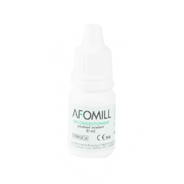Afomill Decongestionant - picaturi pentru ochi - 10 ml