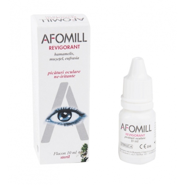 Afomill Revigorant - picaturi pentru ochi obositi - 10 ml