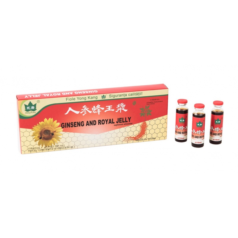 Yong Kang - Ginseng & Royal Jelly - 10 fiole