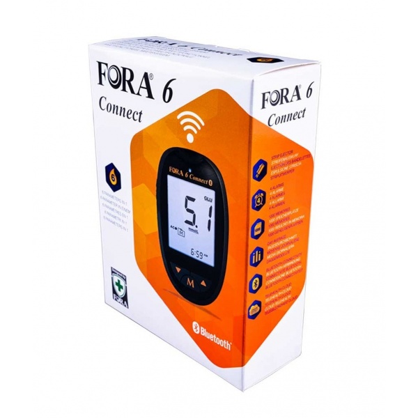Fora 6 Connect - Glucometru Bluetooth 6 parametri