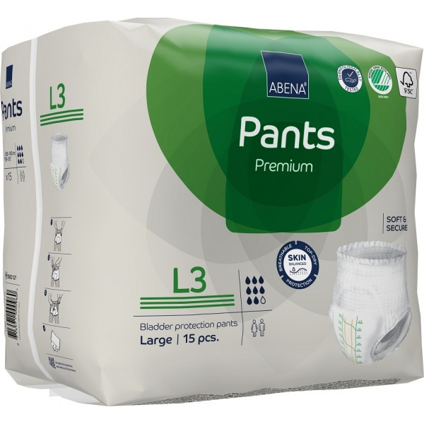 Abena Pants L3, chilot incontinenta adulti 2400 ml - 15 buc