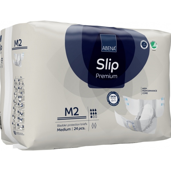 Abena Slip - Scutece incontinenta adulti premium - M2 - 2600 ml - 24 buc