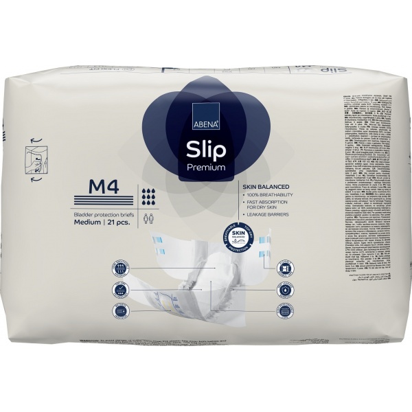 Abena Slip - Scutece incontinenta adulti premium - M4 - 3600 ml - 21 buc