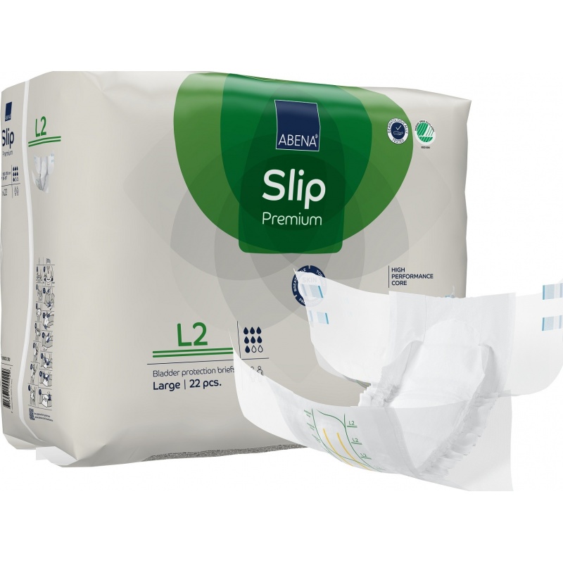 Abena Slip - Scutece incontinenta adulti premium - L2 - 3100 ml - 22 buc