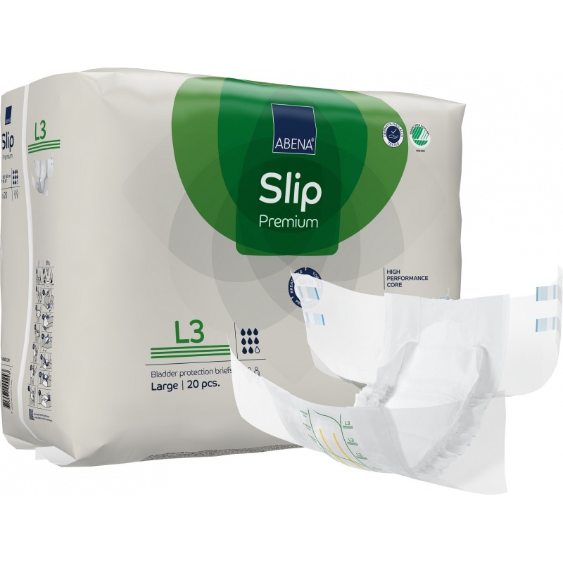 Abena Slip - Scutece incontinenta adulti premium - L3 - 3400 ml - 20 buc