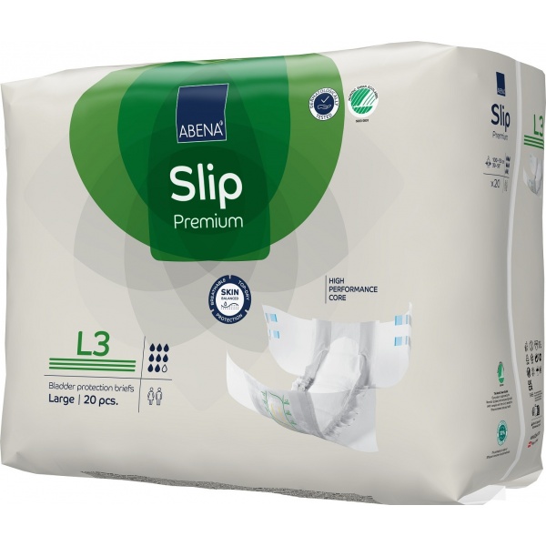 Abena Slip - Scutece incontinenta adulti premium - L3 - 3400 ml - 20 buc