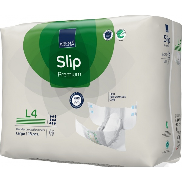 Abena Slip - Scutece incontinenta adulti premium - L4 - 4000 ml - 18 buc