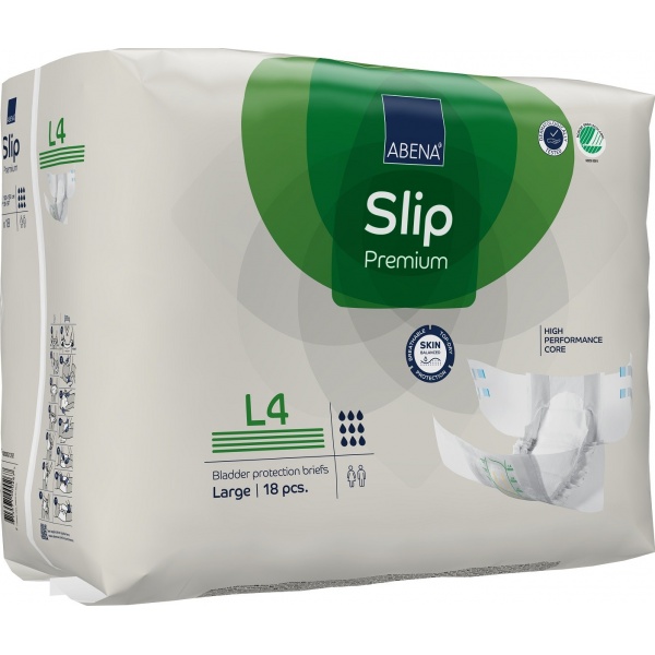 Abena Slip - Scutece incontinenta adulti premium - L4 - 4000 ml - 18 buc
