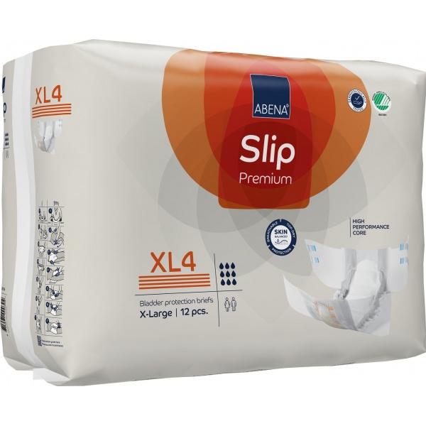 Abena Slip - Scutece incontinenta adulti premium - XL4 - 4000 ml - 12 buc
