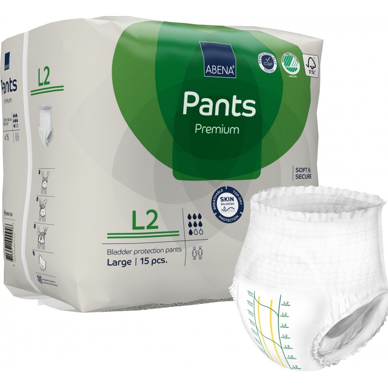 Abena Pants L2, chilot incontinenta adulti 1900 ml - 15 buc