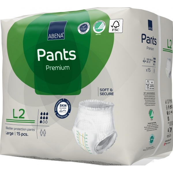 Abena Pants L2, chilot incontinenta adulti 1900 ml - 15 buc