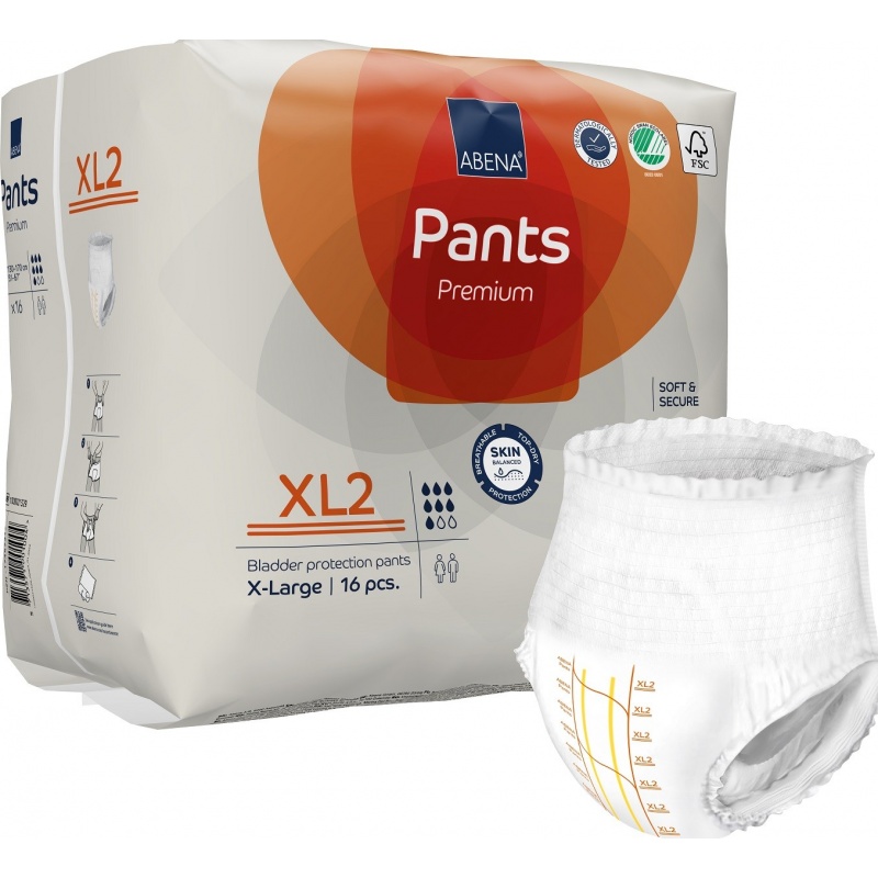 Abena Pants XL2, chilot incontinenta adulti 1900 ml - 16 buc