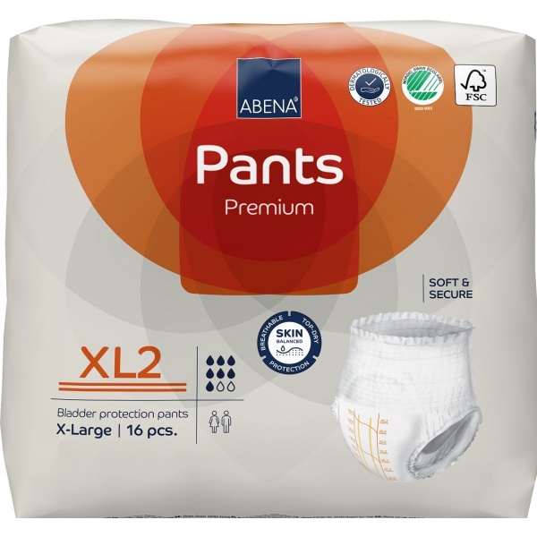 Abena Pants XL2, chilot incontinenta adulti 1900 ml - 16 buc