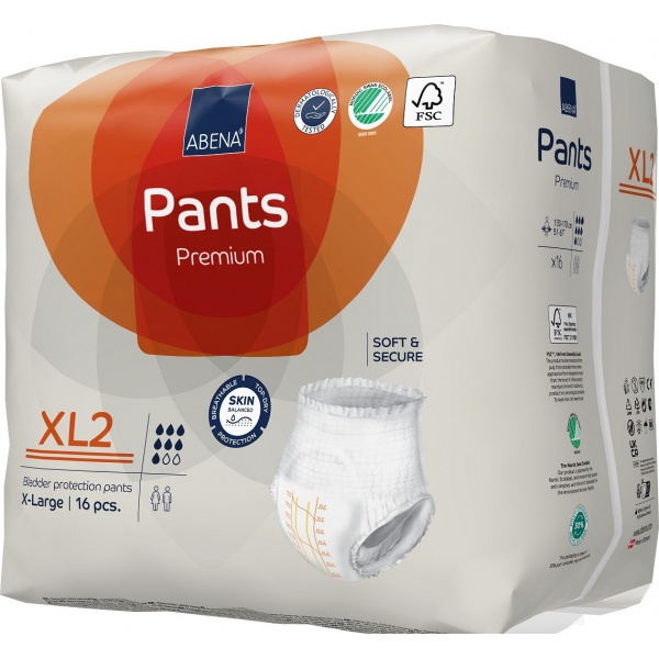 Abena Pants XL2, chilot incontinenta adulti 1900 ml - 16 buc