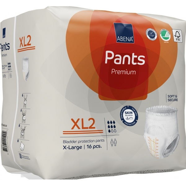 Abena Pants XL2, chilot incontinenta adulti 1900 ml - 16 buc