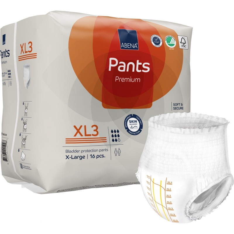 Abena Pants XL3, chilot incontinenta adulti 2600 ml - 16 buc