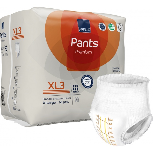 Abena Pants XL3, chilot incontinenta adulti 2600 ml - 16 buc