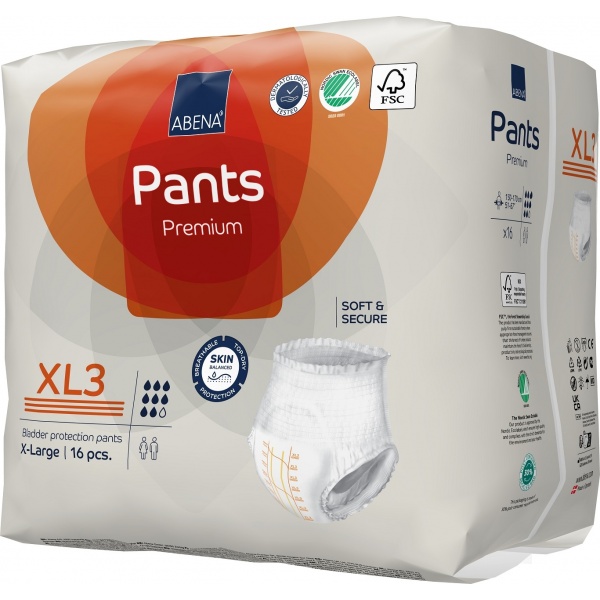 Abena Pants XL3, chilot incontinenta adulti 2600 ml - 16 buc