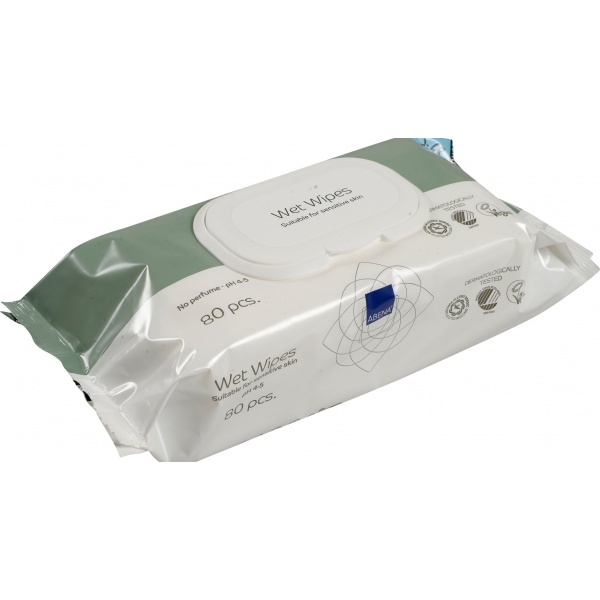 Servetele umede incontinenta - 18 x 20 cm - 80 buc