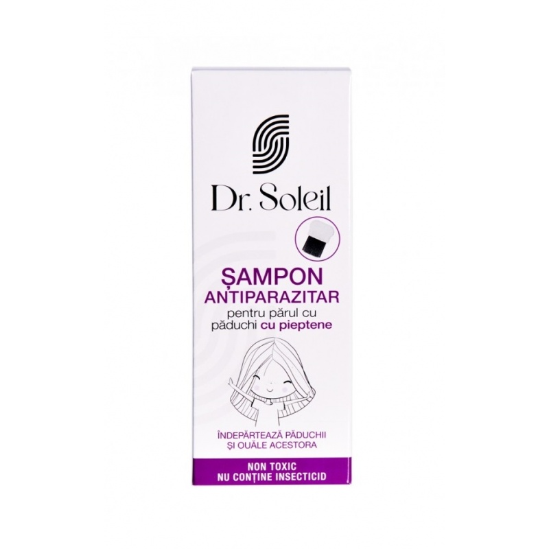 Sampon antiparazitar cu pieptene Dr. Soleil - 200ml 2