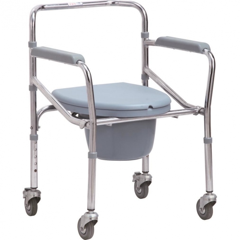 Scaun toaleta cu roti ajustabil pe inaltime - KY696