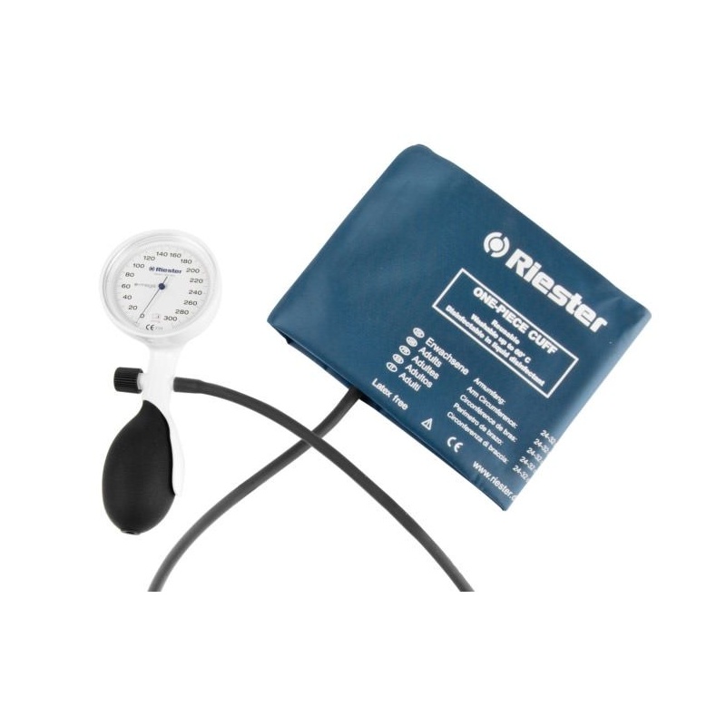 Tensiometru mecanic Riester E-Mega, alb - adulti - 1370-107 2