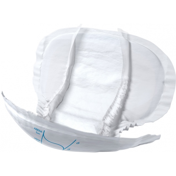 Abena San - 6 - Premium, Absorbante anatomice incontinenta - 1600 ml - 34 buc