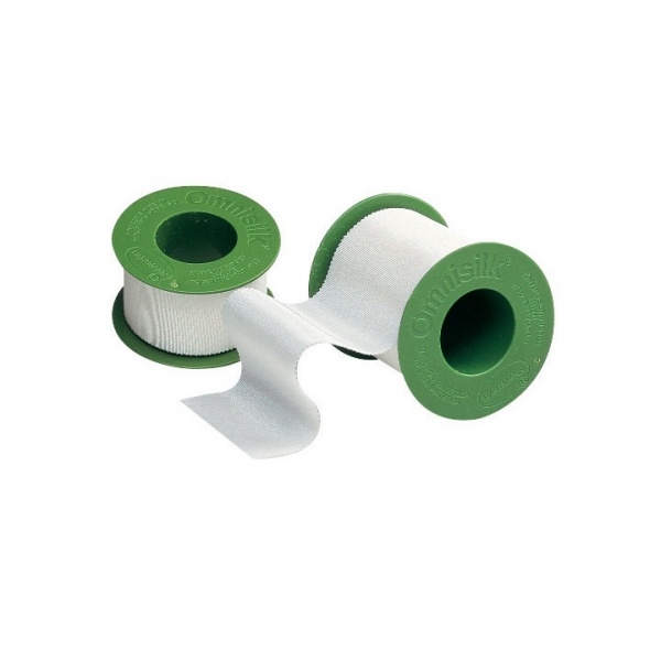 Omnisilk - Leucoplast la rola pe suport de matase - 1.25 cm x 9.2 m