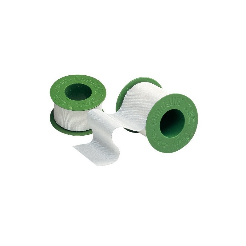 Omnisilk - Leucoplast la rola pe suport de matase - 2.5 cm x 9.2 m 2