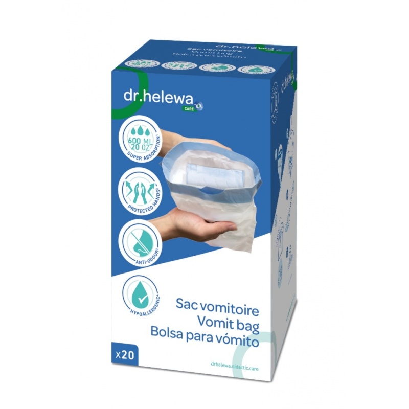 Punga igienica pentru voma, cu pad absorbant - 20 buc