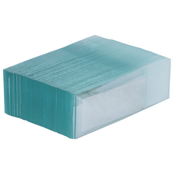 Lame Microscop matuite la un capat - 76 x 26 mm - 50 buc