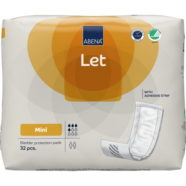 Abena Let Mini - absorbante anatomice cu benzi adezive - 32 buc
