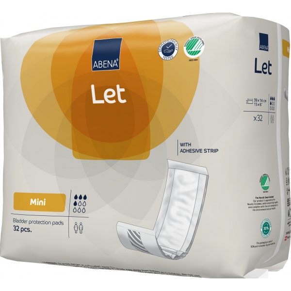 Abena Let Mini - absorbante anatomice cu benzi adezive - 32 buc