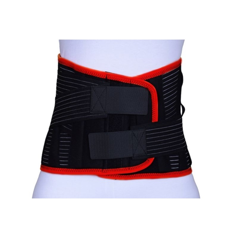 Orteza lombosacrala cu benzi - lombostat 26 cm - negru - BRC260K