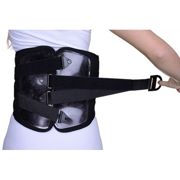 Orteza lombosacrala cu suport plastic semi-rigid - lombostat 26 cm - BRC260S