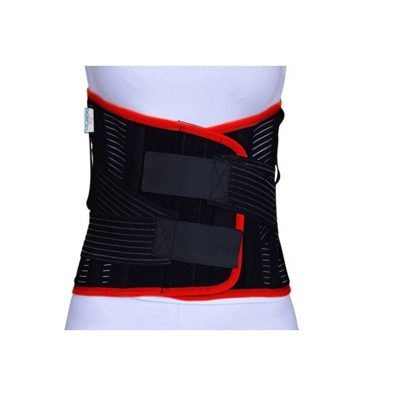 Orteza lombosacrala cu benzi - lombostat 32 cm - negru - BRC320K